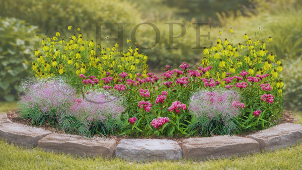 Sunny Meadow-Inspired Garden (9 Plants)